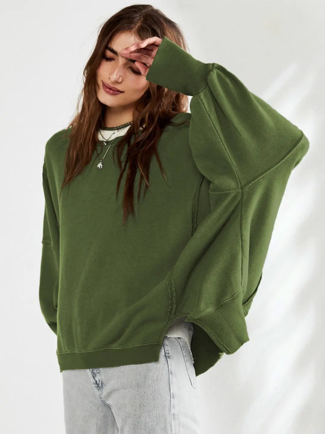 Oversized Sweatshirt | Cotton | Casual and Trendy
