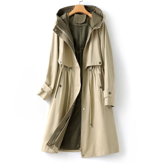 Women’s Lightweight Rain Trench Coat | Long
