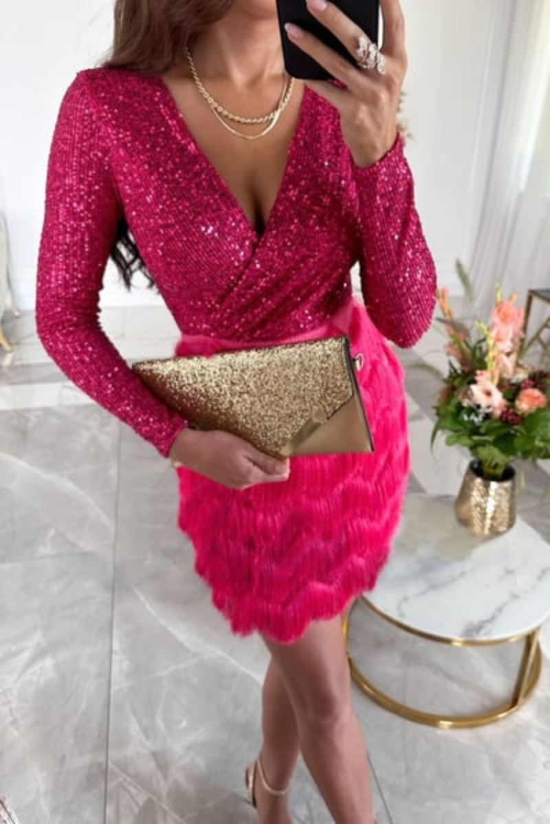 Roz | Women's Sequin Dress | Mini