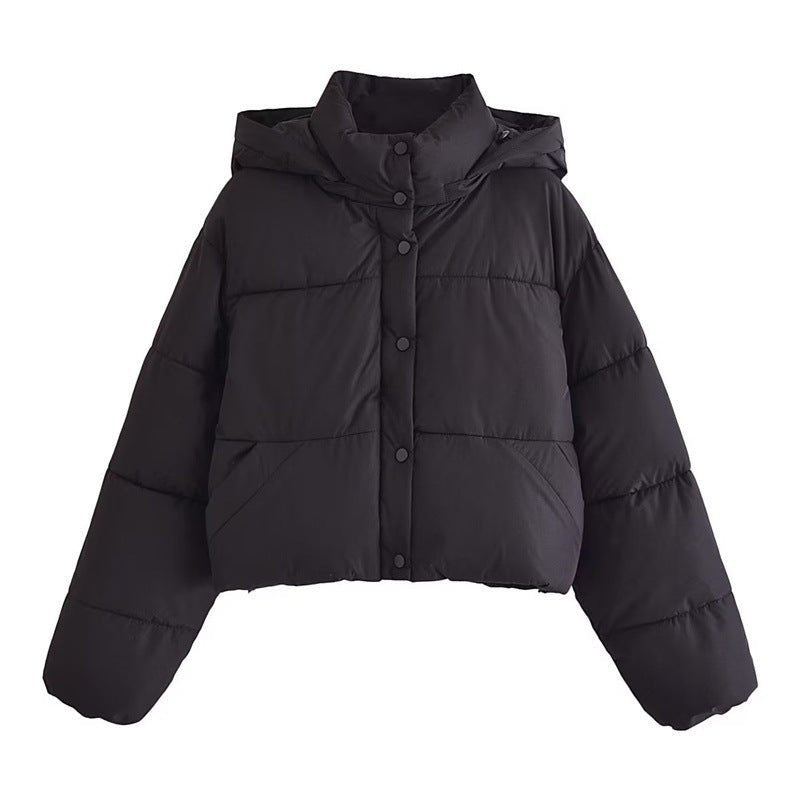 Ruby | Stylish Women's Cropped Winter Jacket with Cozy Hood