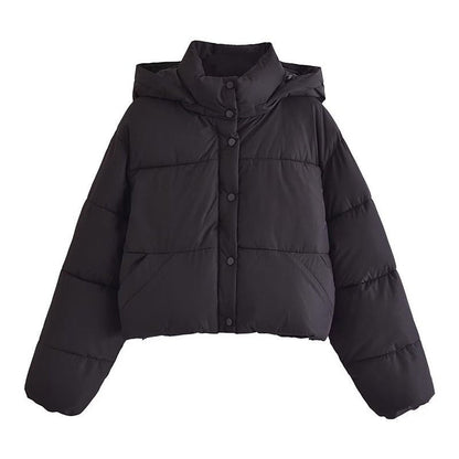Ruby | Stylish Women's Cropped Winter Jacket with Cozy Hood