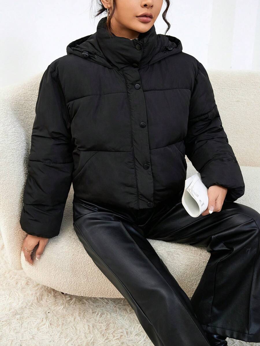 Ruby | Women's Cropped Hooded Puffer Winter Jacket