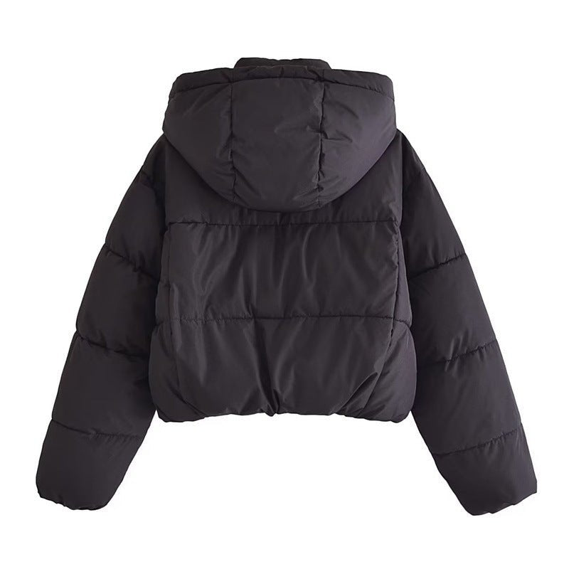 Ruby | Women's Cropped Hooded Puffer Winter Jacket