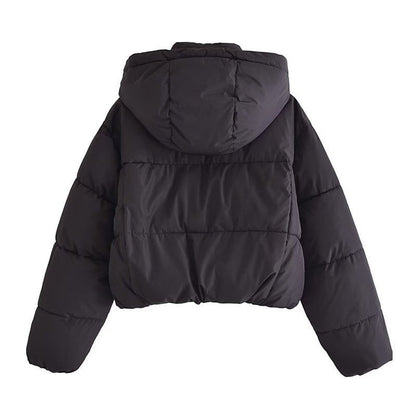 Ruby | Women's Cropped Hooded Puffer Winter Jacket