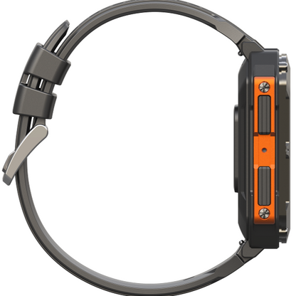 Rugged Smartwatch with Gorilla Glass, Stainless Steel, Waterproof Fitness Tracker – Heart Rate Monitor