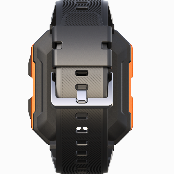 Rugged Smartwatch with Gorilla Glass, Stainless Steel, Waterproof Fitness Tracker – Heart Rate Monitor
