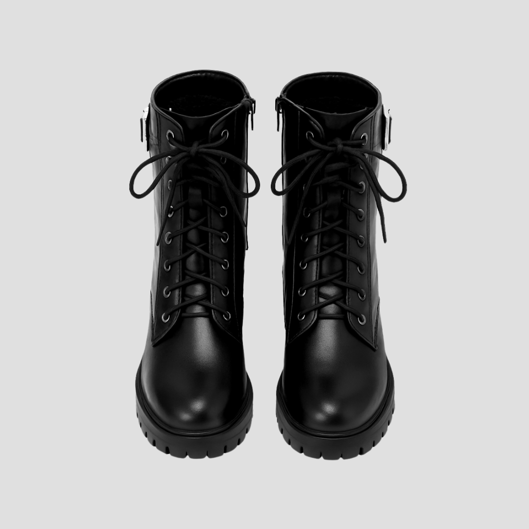 Women’s Faux-Fur Lined Combat Boots