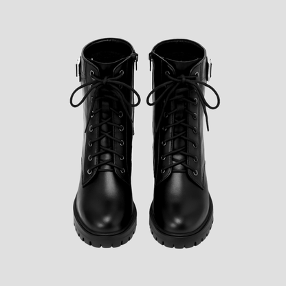Women’s Faux-Fur Lined Combat Boots