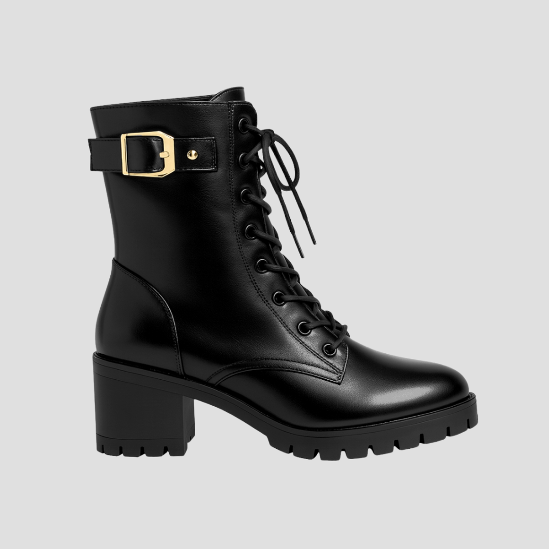 Women’s Faux-Fur Lined Combat Boots