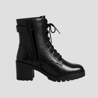 Women’s Faux-Fur Lined Combat Boots