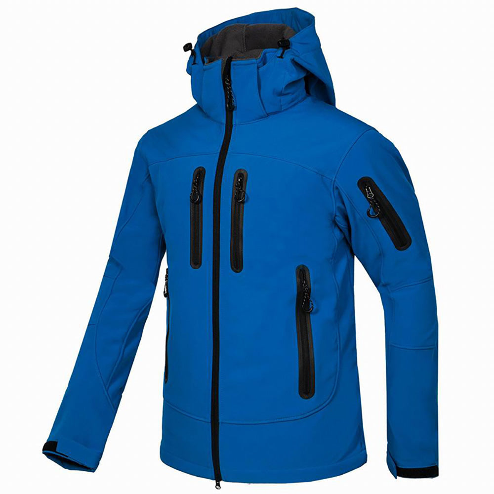 Men's Waterproof Zip Up Hoodie Jacket - BritishElegance