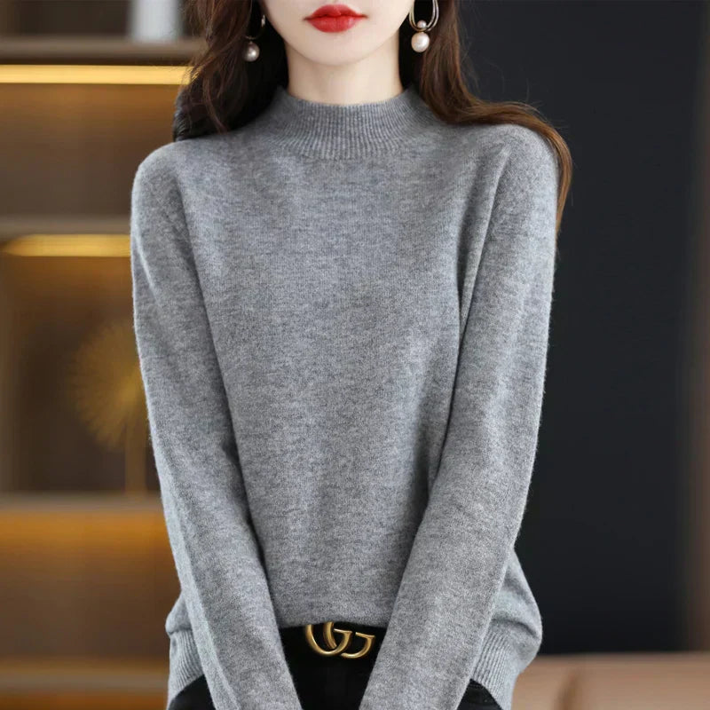 Cozy Pure Wool Women's Winter Sweater