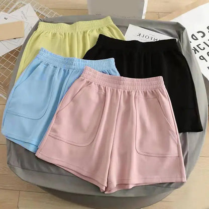 Comfortable High Waist Casual Shorts - BritishElegance