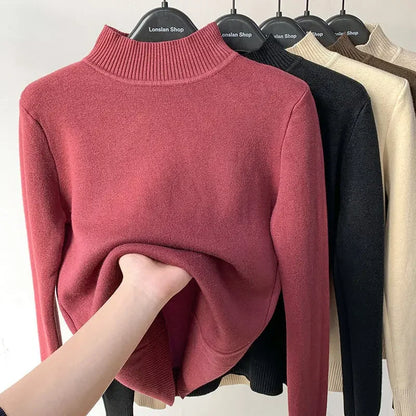 Soft Winter Crew Neck Sweatshirt