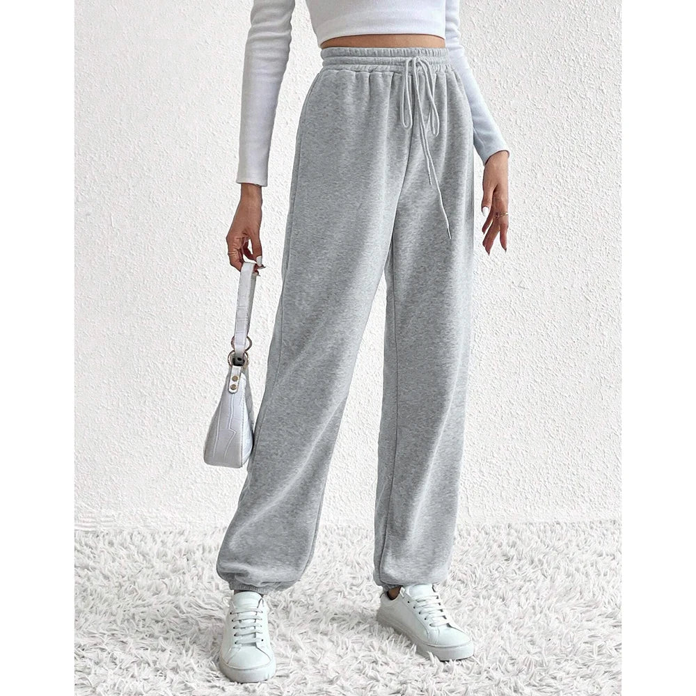 Comfortable High Waist Athletic Pants for Women - BritishElegance