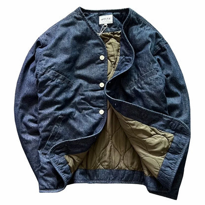 Classic Heavyweight Crew Neck Jacket For Men