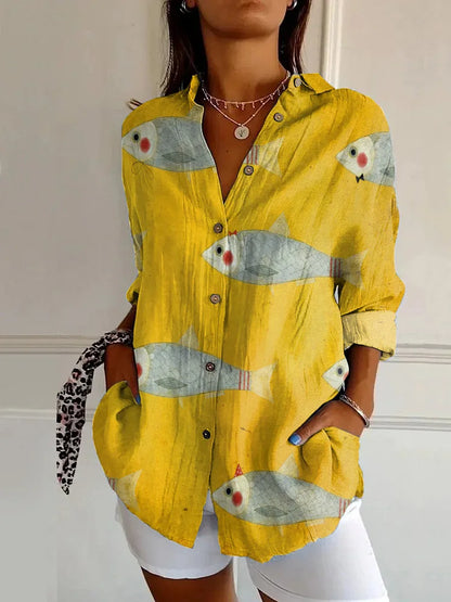 Beautiful Flower Women's Blouse Shirt