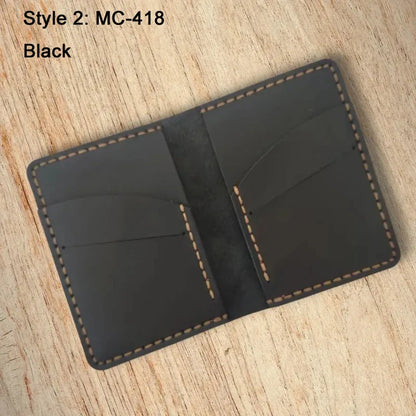 Genuine Brown Leather Card Wallet
