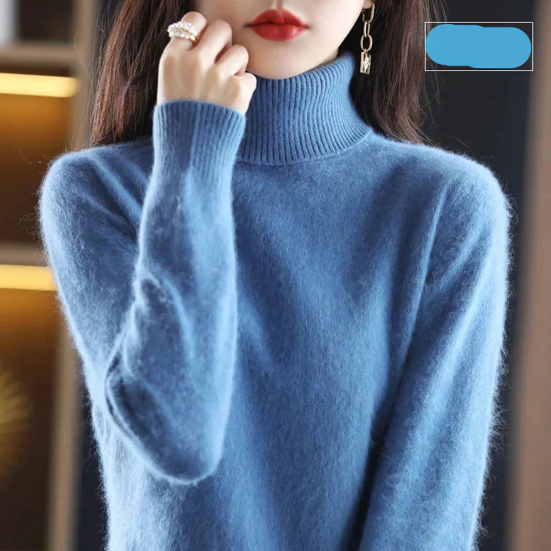 Luxury Soft Cashmere Crew Neck Winter Sweater