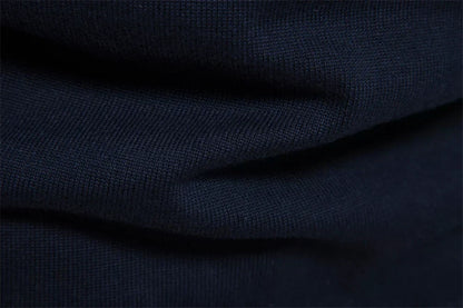 Men’s Color Block Quarter Zip Knit Sweater