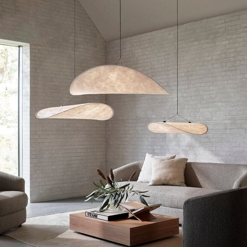 Unique Leaf Glass Pendant Light
