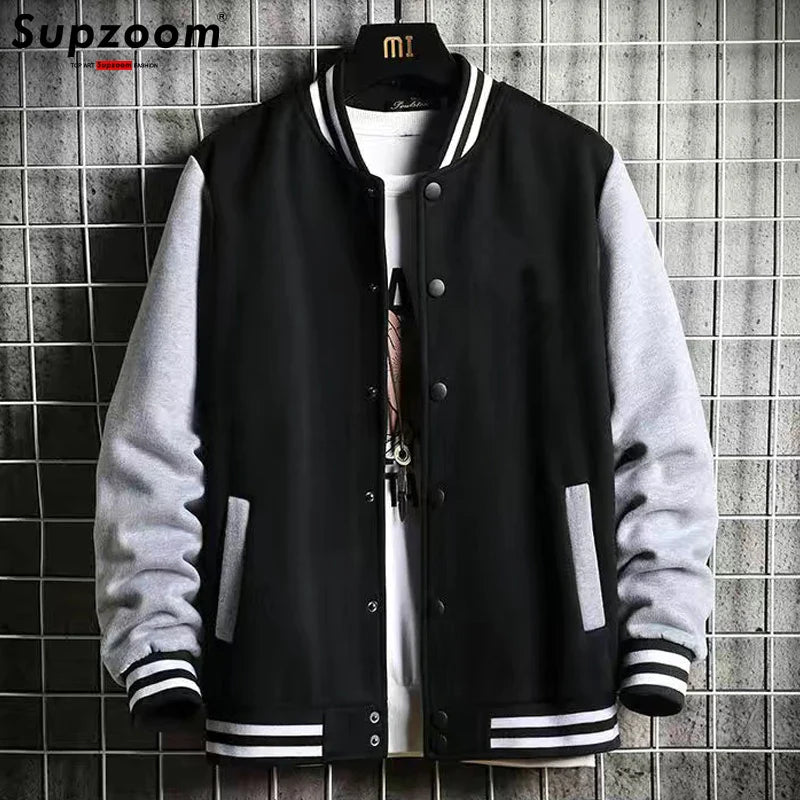 Warm Mens Fleece Bomber Coat