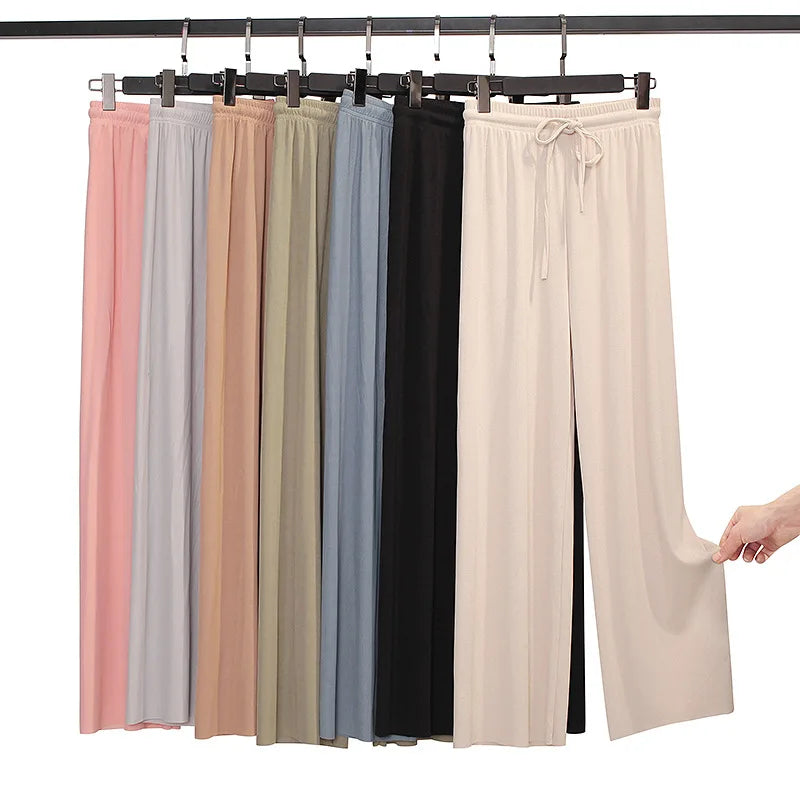 Comfortable Loose Fit Summer Pants for Women - BritishElegance