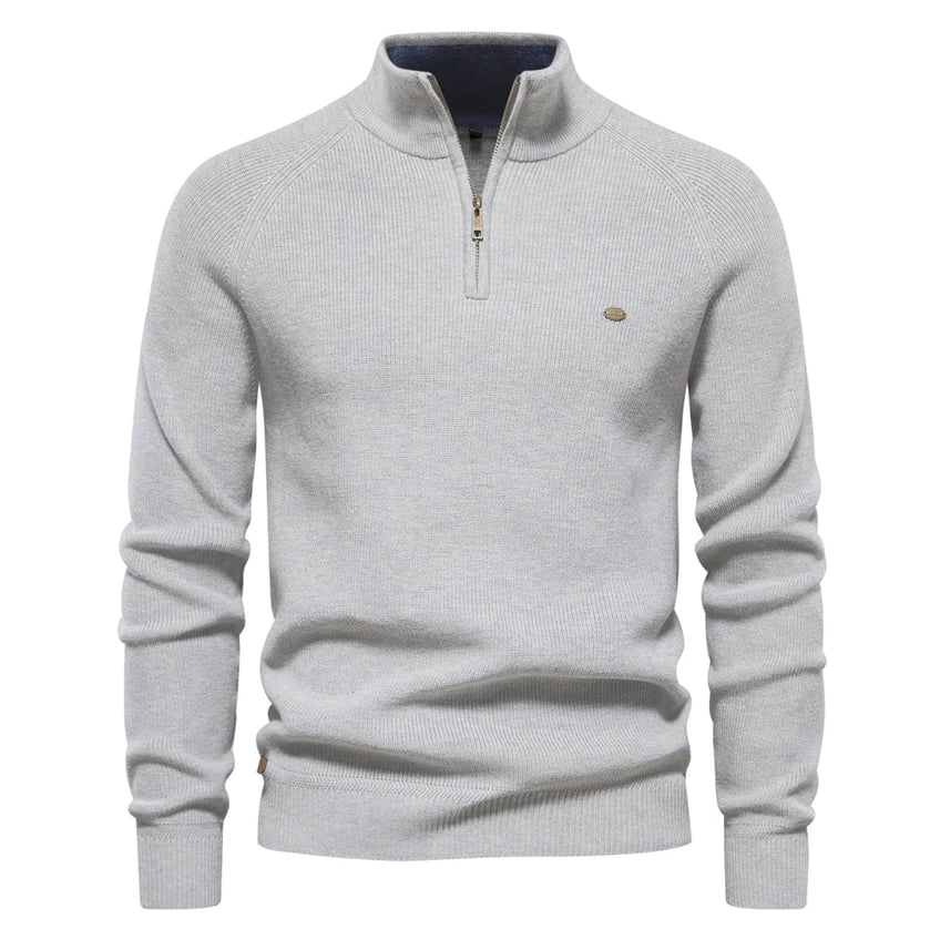 Men's Knox zip-neck knitted sweater