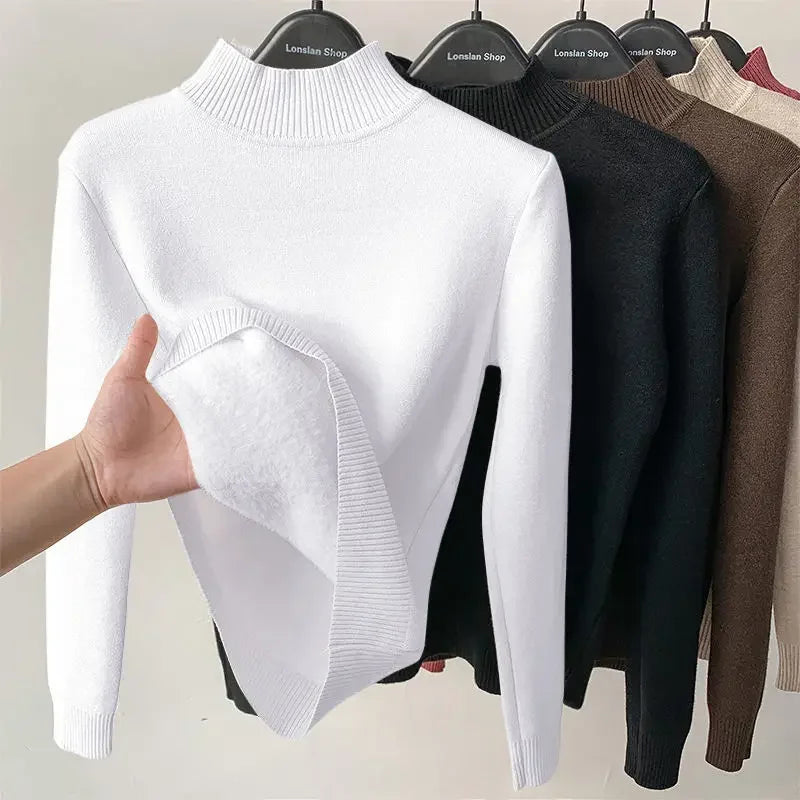 Soft Winter Crew Neck Sweatshirt