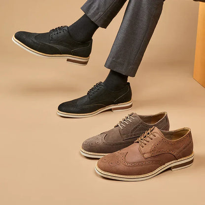 Zaviar Genuine Leather Shoes