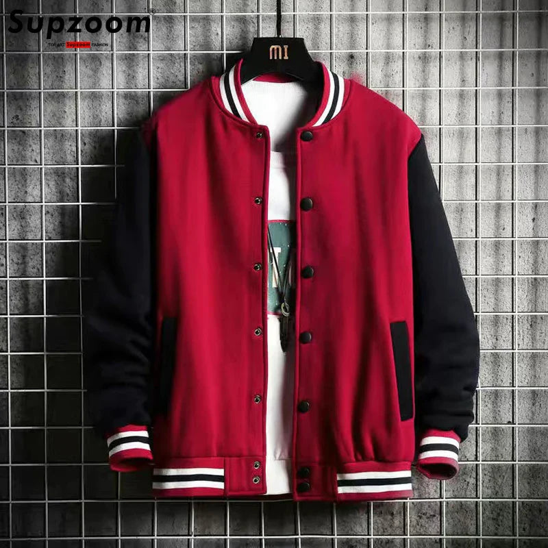 Warm Mens Fleece Bomber Coat