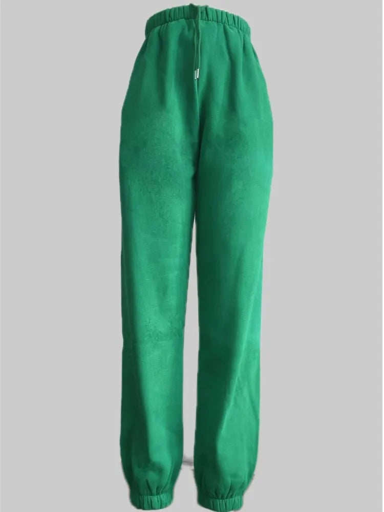 Warm Fleece Hoodie and Pant Set for Women