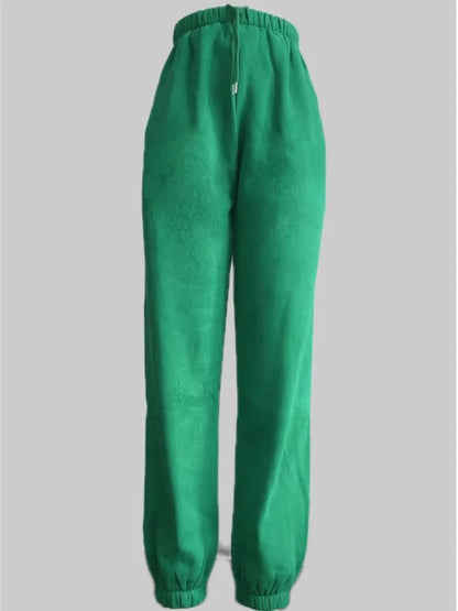 Warm Fleece Hoodie and Pant Set for Women