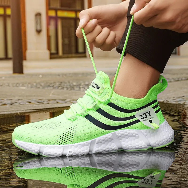 Lightweight Mesh Sneakers Black