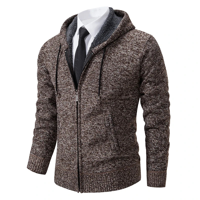 Warm Mens Zip Up Fleece Jacket