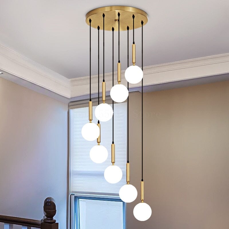 Luxury Glass Ball Chandelier - BritishElegance