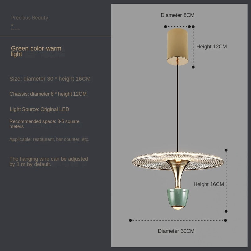Elegant Flower Pendant Light
