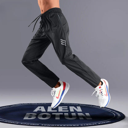 Breathable Athletic Men's Dry Fit Straight Leg Pants - BritishElegance