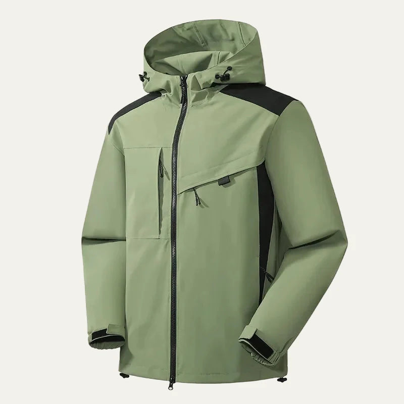 Men’s Minimalist Casual Hooded Technical Jacket