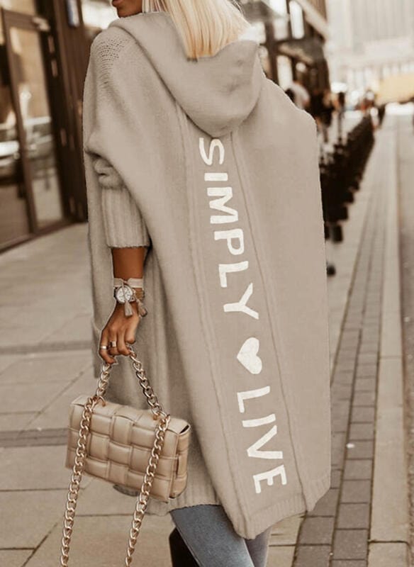 Women's Long Parka Hooded Jacket