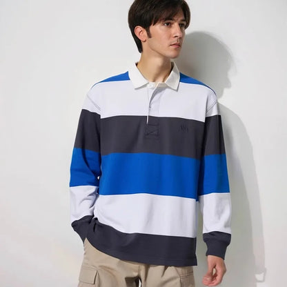 Relaxed Fit Graphic Long-Sleeve Casual Tee