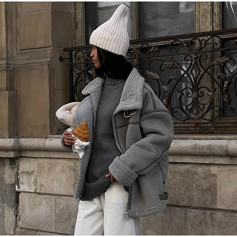 Women’s Fashion Spring Coat – Maja Soft Outerwear for Transitional Seasons
