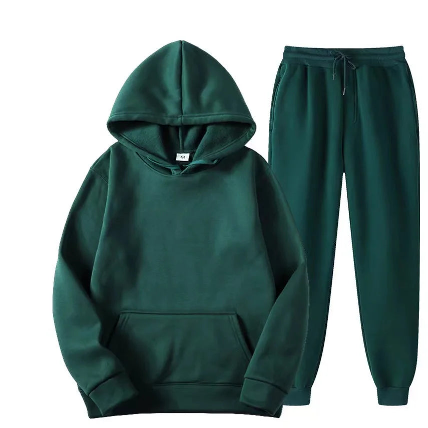 Cozy Women's Hooded Jogger Sweat Suit