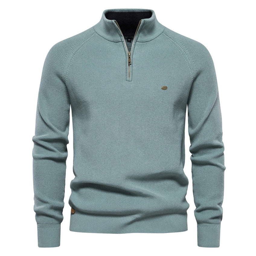 Men's Knox zip-neck knitted sweater