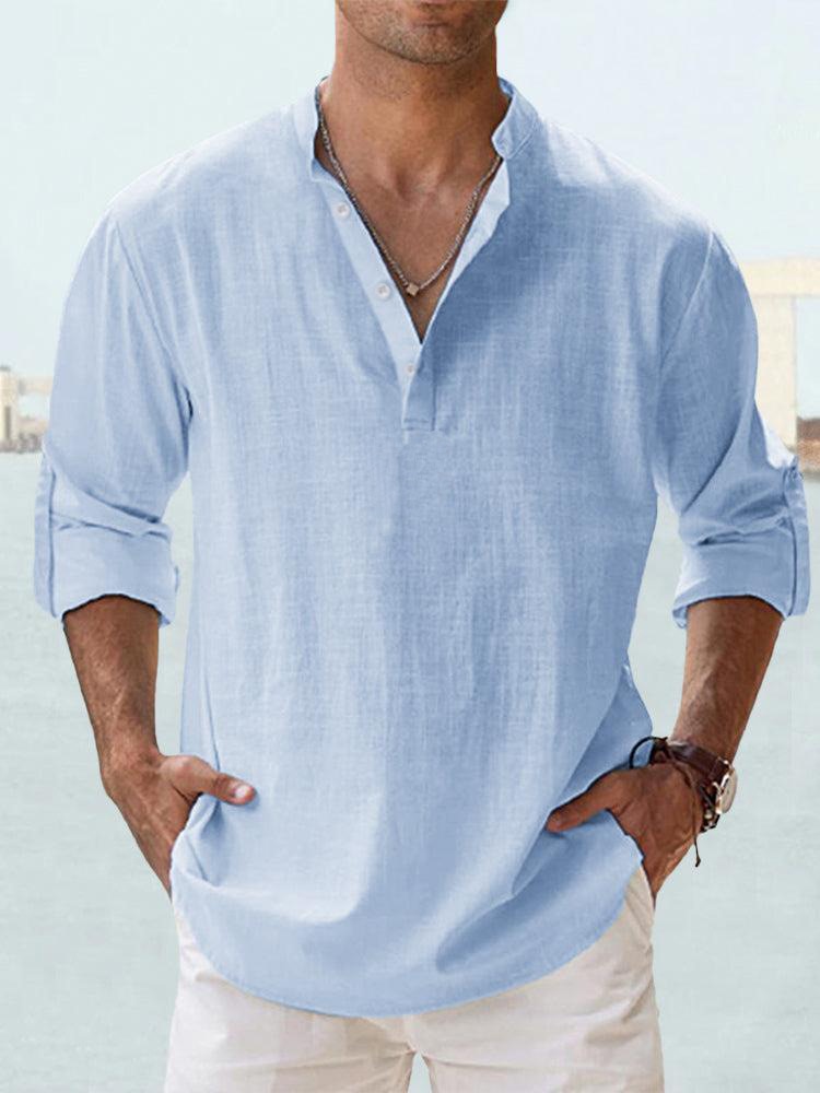Comfortable Men's Shirt - Loose Fit - Lightweight and Stylish - BritishElegance