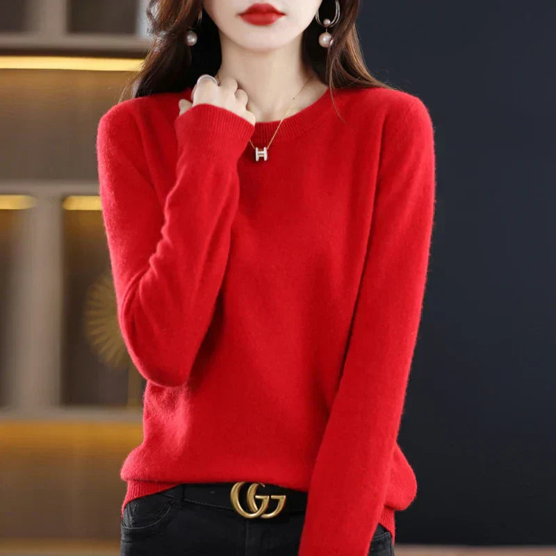 Warm Cozy Cashmere Blend Winter Sweater