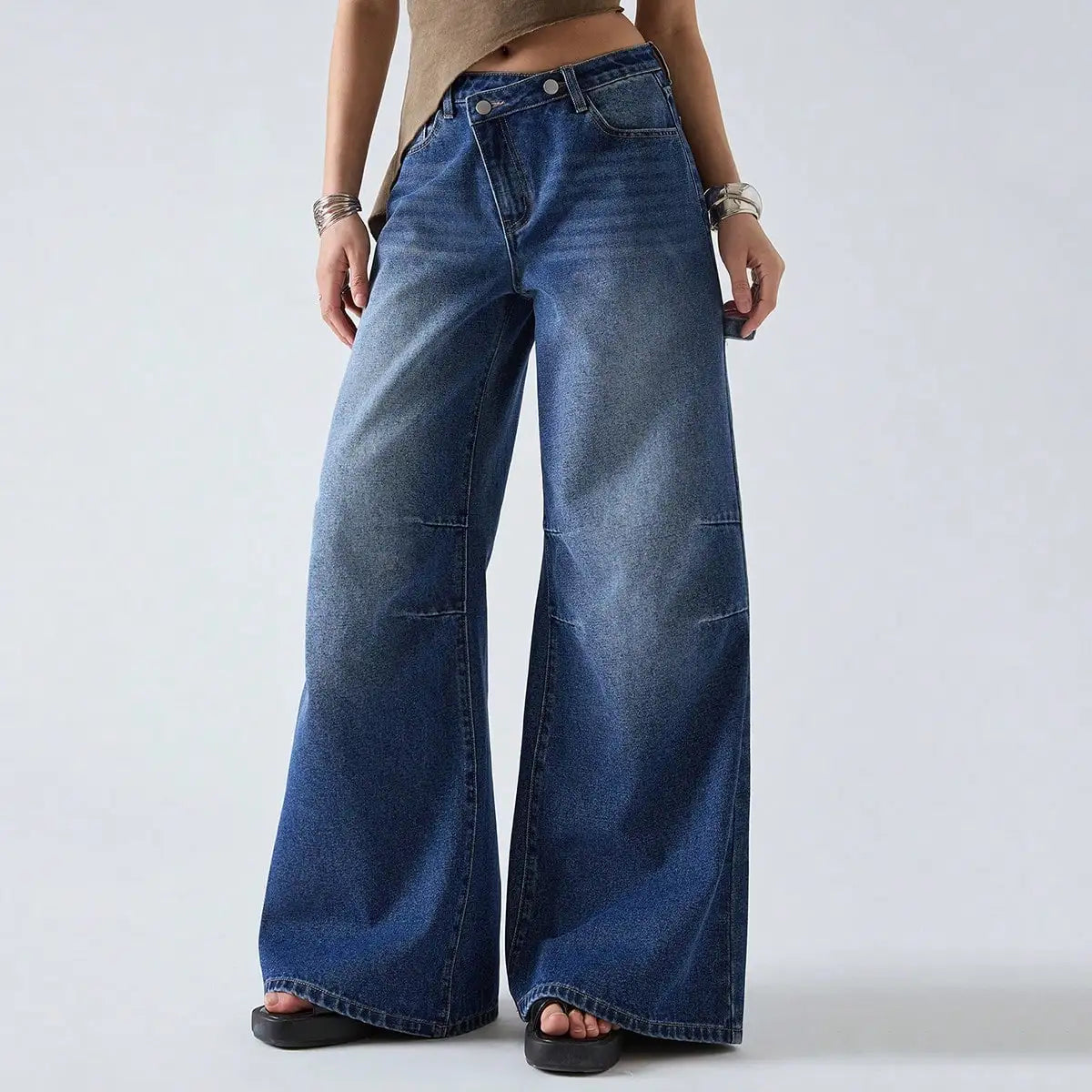Classic Comfortable Loose Fit Women Jeans