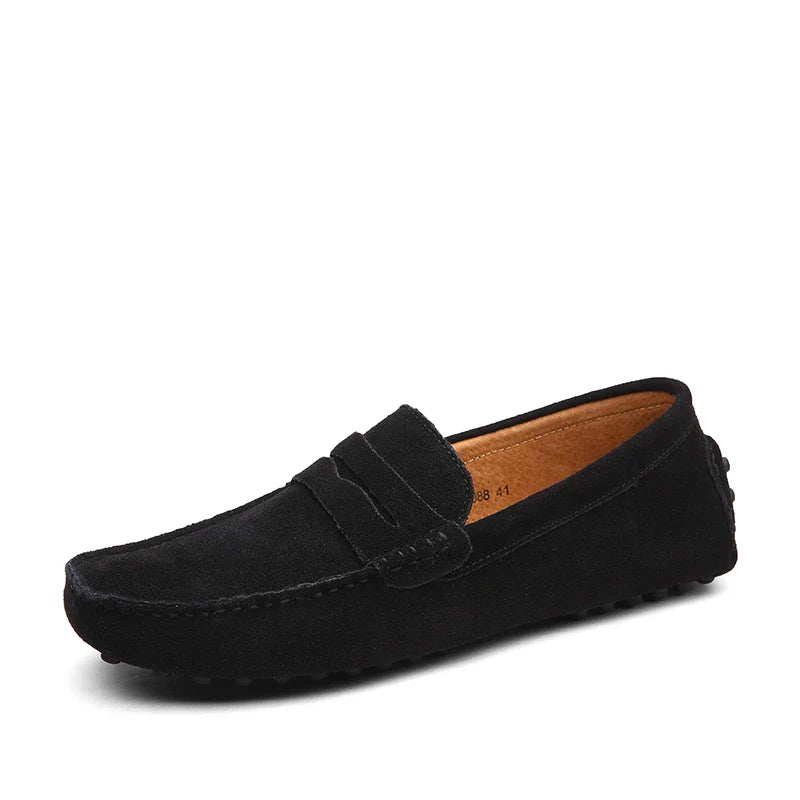 Authentic Leather Slip On Shoes