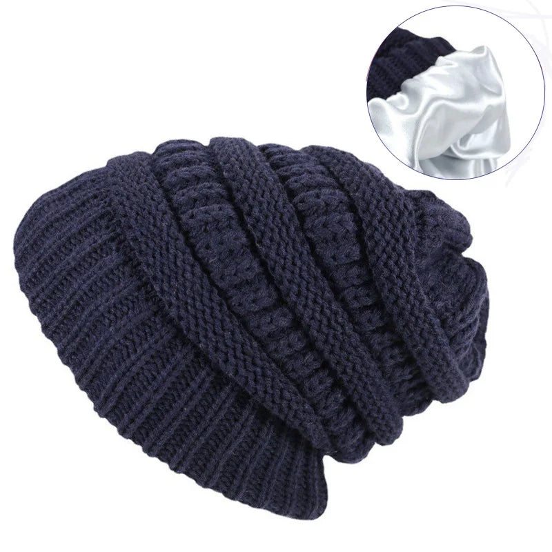 Soft Fleece Lined Winter Hat
