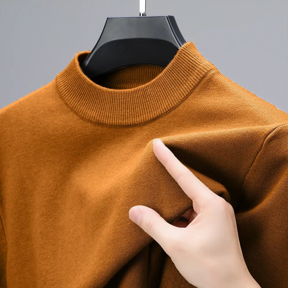 Classic Men's Pure Cashmere Crew Neck Sweater
